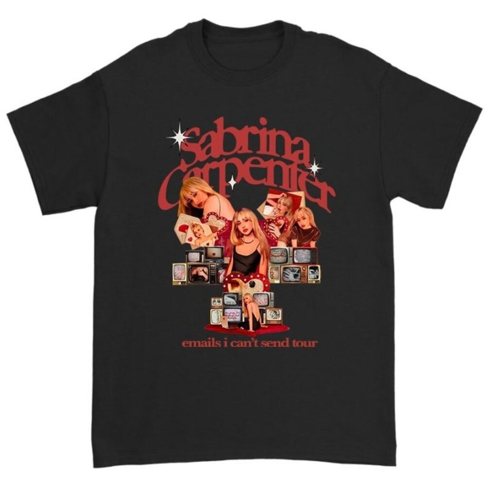 Sabrina Carpenter Emails Tour 2024 Graphic Fan Gift Shirt 98